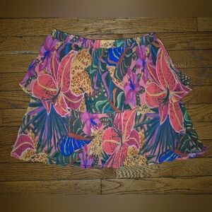 Shein Ruffle Flower Skirt